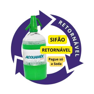 Acquamix Soda 1,5 Lt Sifão Retornável Vazio